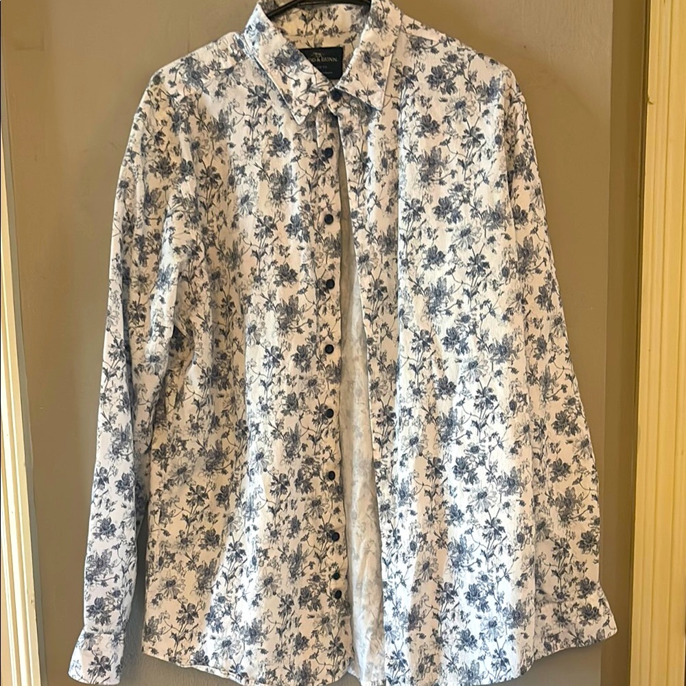Rodd & Gunn Blue and White Patterned Shirt